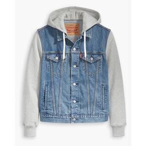 Levi's Women's Hybrid Hoodie Trucker Jacket, Size M